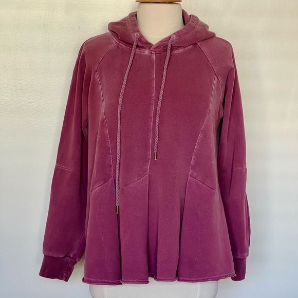 Anthro Pilcro peplum hoodie - Picture 3 of 10